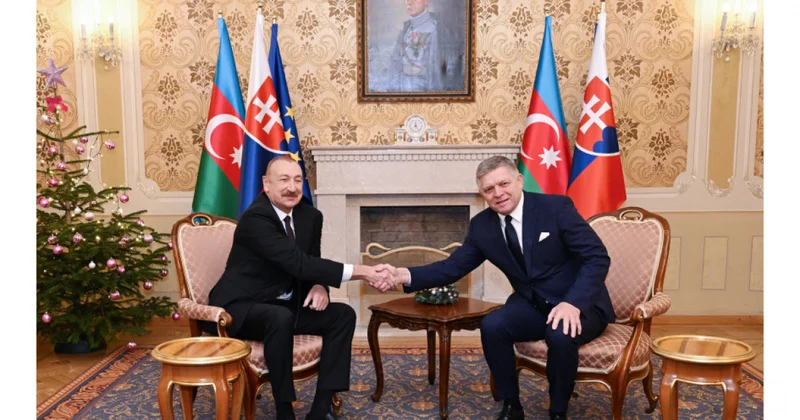 Ильхам Алиев и Роберт Фицо провели встречу в Братиславе