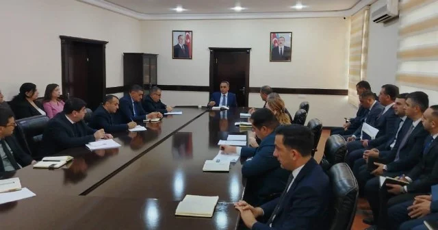 Goranboy RİH də Aparat iclası keçirilib Bu məsələlər müzakirə edildi (FOTO)