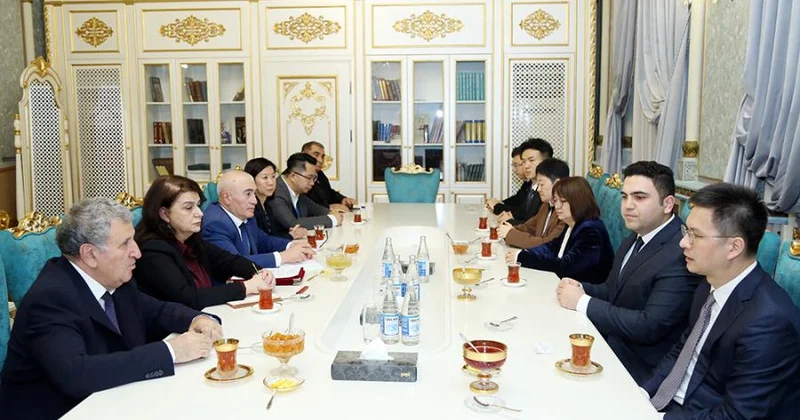 Akademik İsa Həbibbəyli Çin Elm və Texnologiya Assosiasiyanın direktoru ilə görüşüb