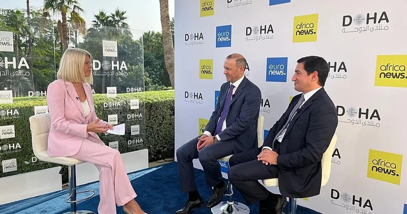 Хикмет Гаджиев и Армен Григорян дали совместное интервью Euronews Minval Politika