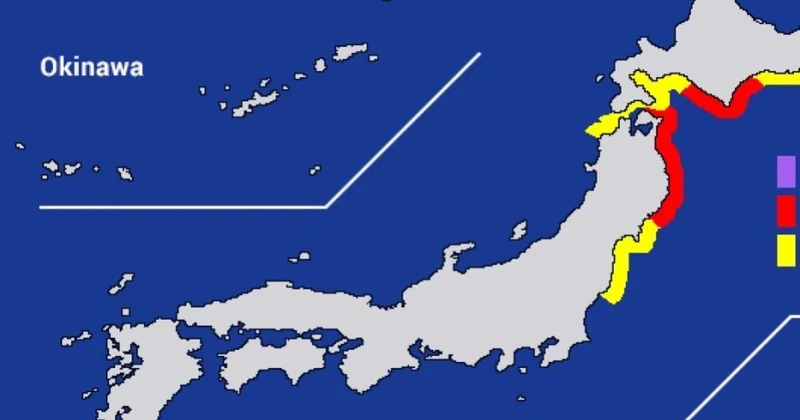 Yaponiyada sunami nəticəsində 30 dan adam xəsarət alıb