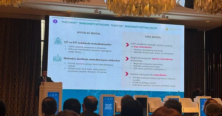 Artıq 400 ə yaxın məktəbə metodik dəstək verilməlidir Nazir müşaviri