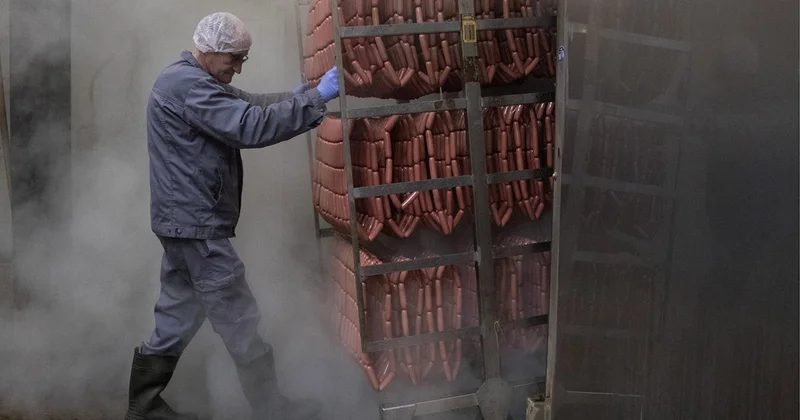 В России упало производство продуктов питания