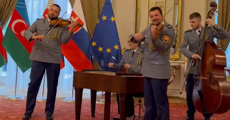 Во время встречи Алиева и Фицо прозвучала песня Гурбан олум, Азербайджан Minval Politika