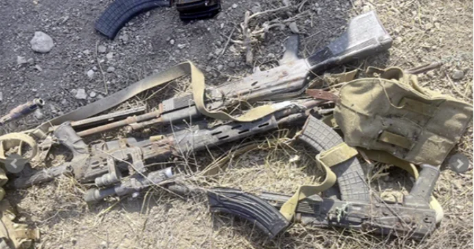 Qanunsuz saxlanılan silah sursat götürüldü