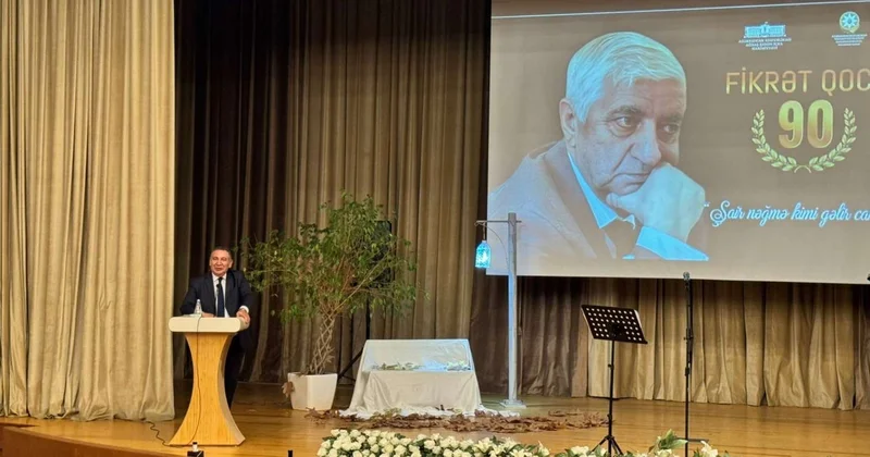 Ağdaşda Fikrət Qocanın 90 illiyi qeyd olundu FOTO