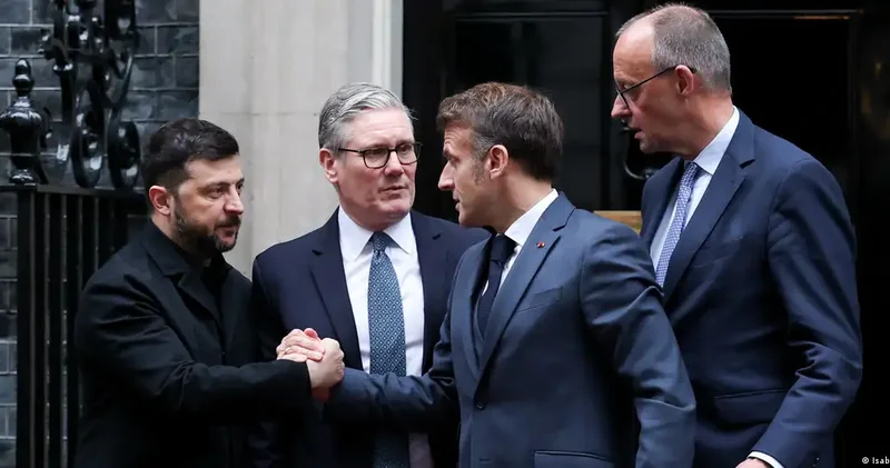 “Avropa liderləri Zelenski ilə görüşdə Ukraynaya tam dəstək verib“ “Deutsche Welle“