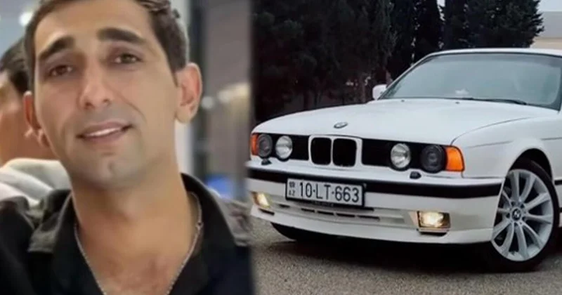 BMW nin alışdığı qəzanın anbaan görüntüsü