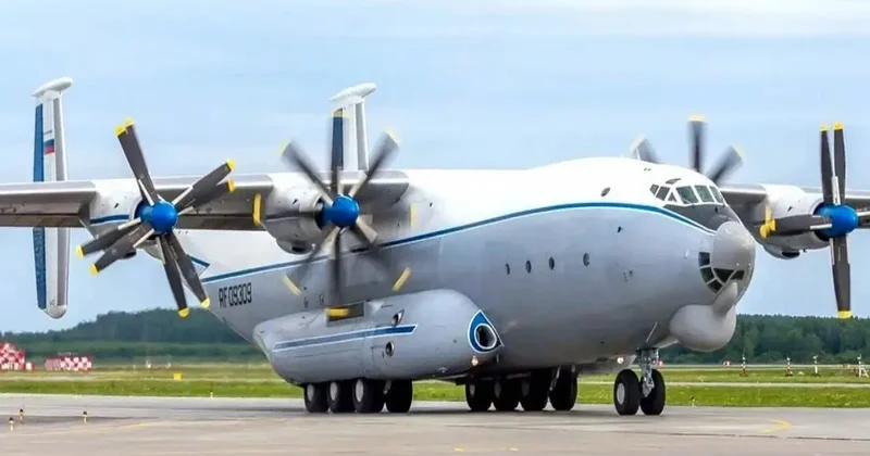 Rusiya Müdafiə Nazirliyinin An 22 təyyarəsi qəzaya uğrayıb