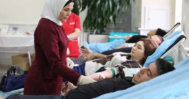 AAYDA də ənənəvi qanvermə aksiyası keçirilib FOTO/VİDEO