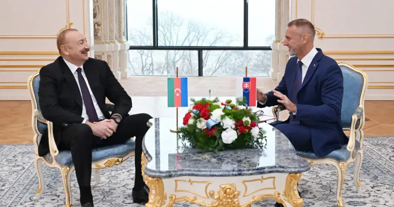 Prezident İlham Əliyevin Slovakiya Milli Şurasının sədri ilə təkbətək və geniş tərkibdə görüşləri olub