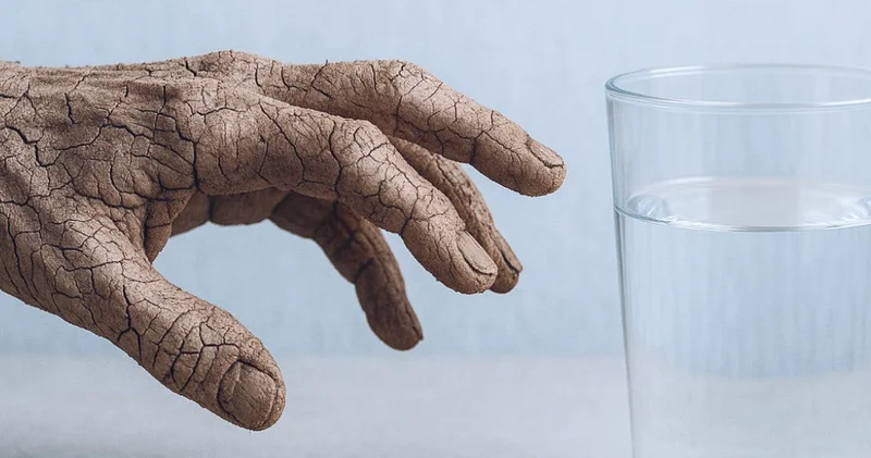 Bədənin susuzluqdan çatladığını göstərən tək əlamət