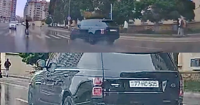 Yağışlı havada öz keyfiylə qırmızı işıqda keçən sürücü 77 HC 505 VİDEO