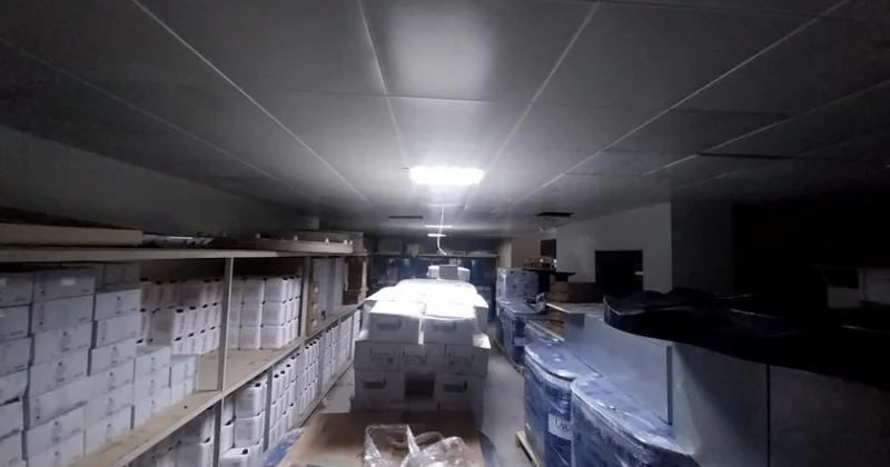 Bakıda yanğın təhlükəli kosmetoloji vasitələrin satışı anbarının fəaliyyəti dayandırılıb