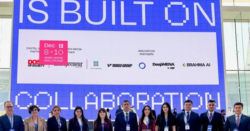 Азербайджанская делегация принимает участие в саммите медиа и контент индустрии в Абу Даби (ФОТО)