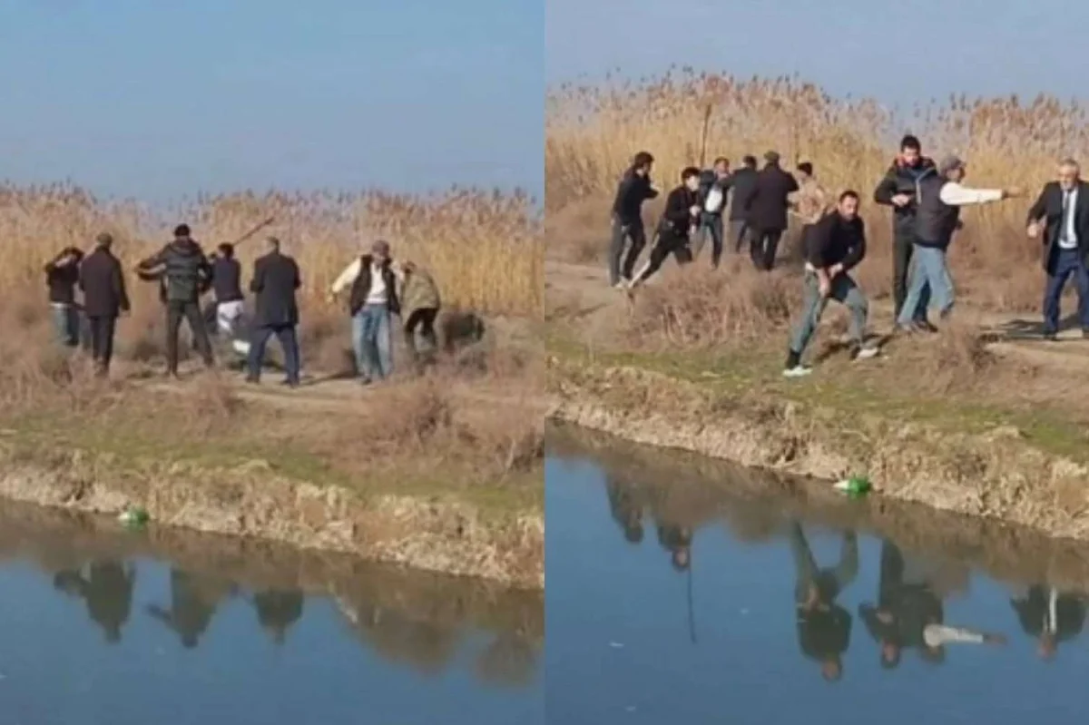 Sakinlər arasında torpaq üstündə kütləvi dava: ARAŞDIRMA BAŞLADILDI VİDEO