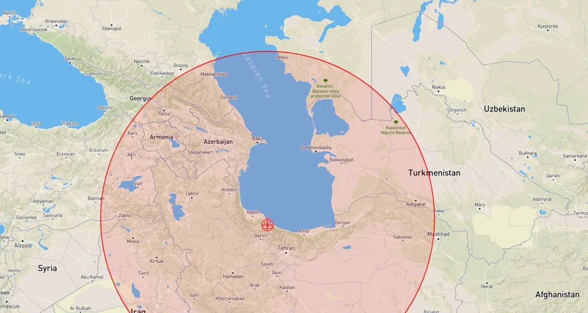 СМИ: Иран установил радар с дальностью действия 800 км, охватывающий небо над Азербайджаном и Арменией