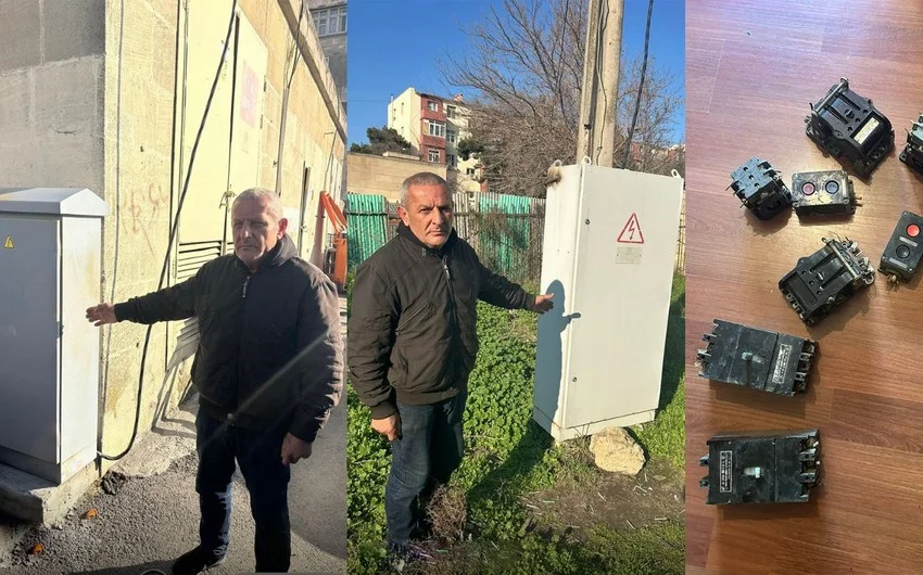 Bakının üç rayonunda elektrik avadanlıqlarını oğurlayanlar tutulub