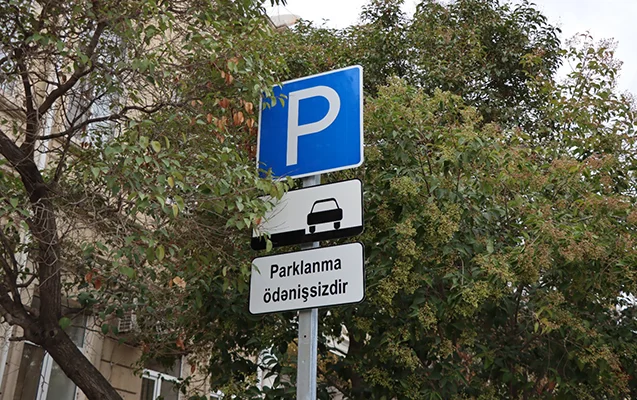 Pulsuz parklanma yerlərinin sayı artırılacaq