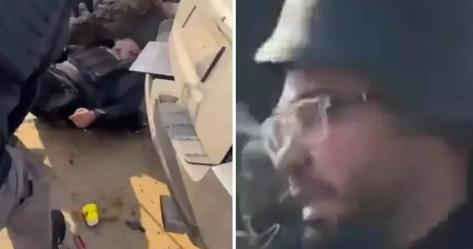 Canlı yayımda jurnalisti tank vurdu VİDEO