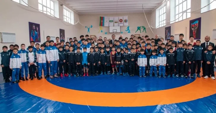 В Гёйчае открылись четыре современных борцовских зала