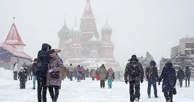 Moskvada son 56 ildən bəri rekord səviyyədə qar yağıb