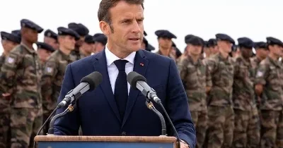 Makron Ukraynaya 6000 əsgərin yerləşdirilməsi planını təqdim etdi