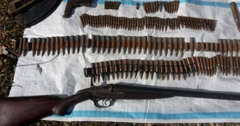 МВД Азербайджана изъяло десятки ружей, пулеметы и тысячи патронов