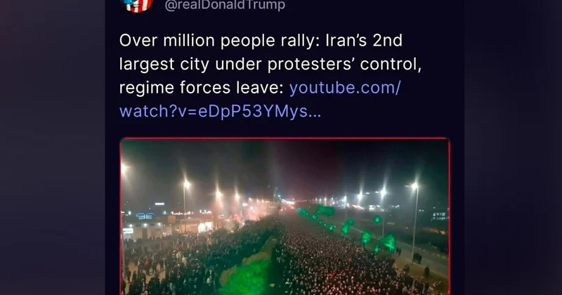 Tramp Azərbaycanın xəbər kanalından video paylaşdı