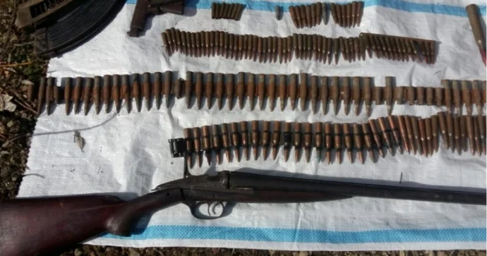 Polis əməkdaşları tərəfindən 20 tüfəng, 8 mindən çox patron aşkarlandı