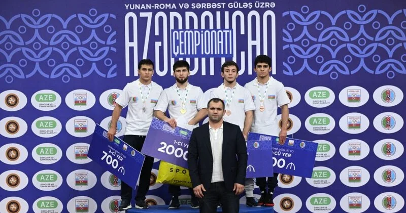 Sərbəst güləşdə 5 çəkidə çempionlar müəyyənləşdi