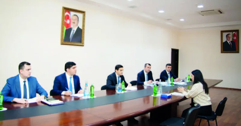 Ədliyyə naziri Salyanda qəbul keçirib