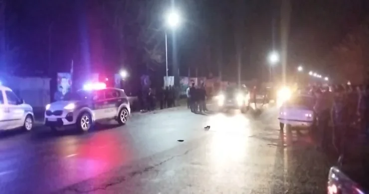 Ağdamda “Mercedes” piyadanı vurdu