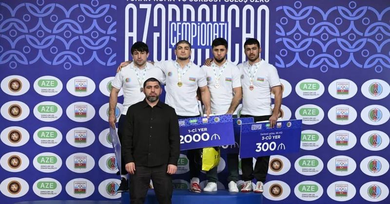 Sərbəst güləşçilər arasında qaliblər açıqlandı FOTO