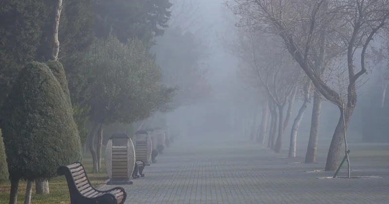 Duman, çiskin, 17° isti Sabahın havası