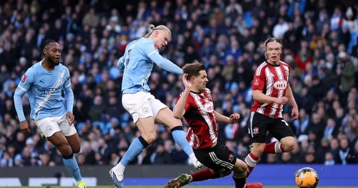 Манчестер Сити со счетом 10:1 разгромил Эксетер в Кубке Англии