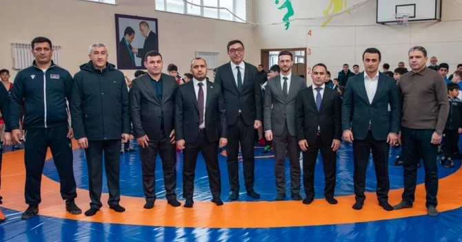 Göyçayda 4 güləş zalı istifadəyə verilib