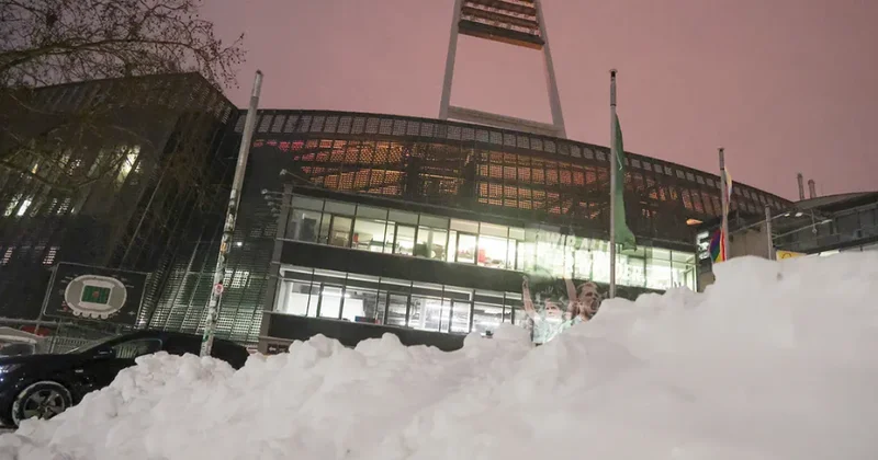 Bundesliqa oyunlarına qar əngəli