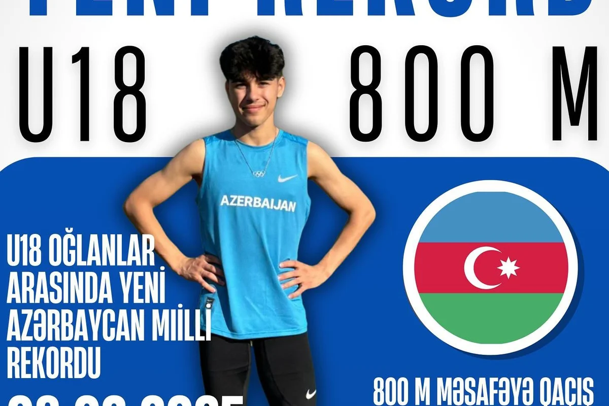 Azərbaycan atletindən yeni rekord