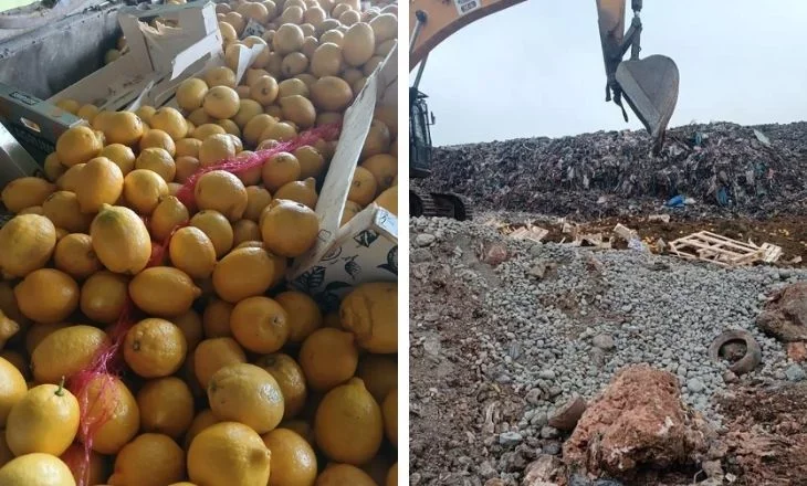 55 ton limon məhv edildi Tərkibində...