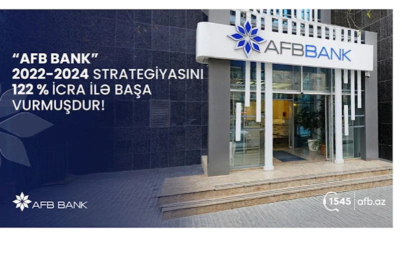 AFB Bank 2022 2024 Strategiyasını 122% icra ilə başa vurdu!