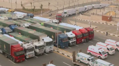 Misir atəşkəs başlayandan bəri Qəzzaya 5 min yük maşını humanitar yardım göndərib