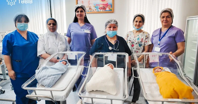 Lənkəranda üçəm dünyaya gəldi FOTO