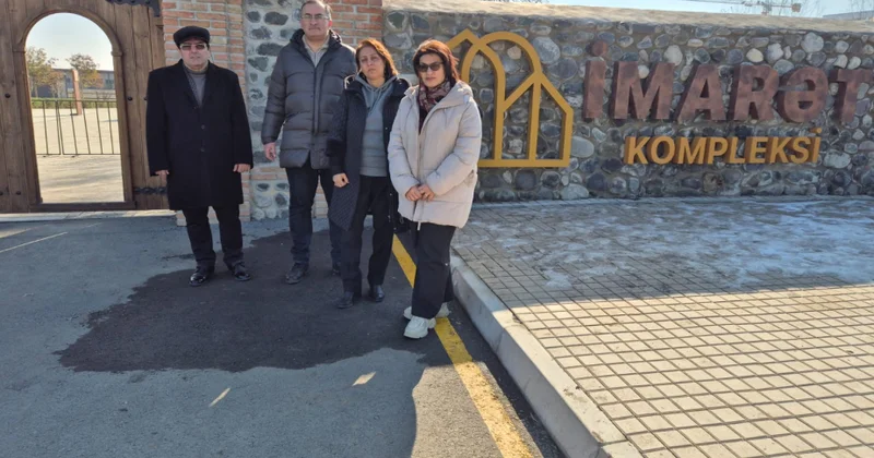 AMEA alimləri Ağdamdakı “İmarət” kompleksində tədqiqat aparıblar