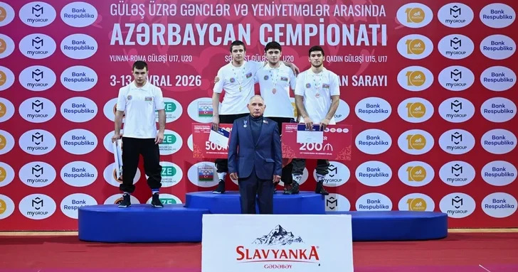 В Гяндже определились призёры чемпионата Азербайджана U 17 по борьбе