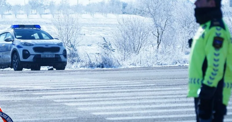 Yol polisi sürücüləri diqqətli olmağa çağırdı