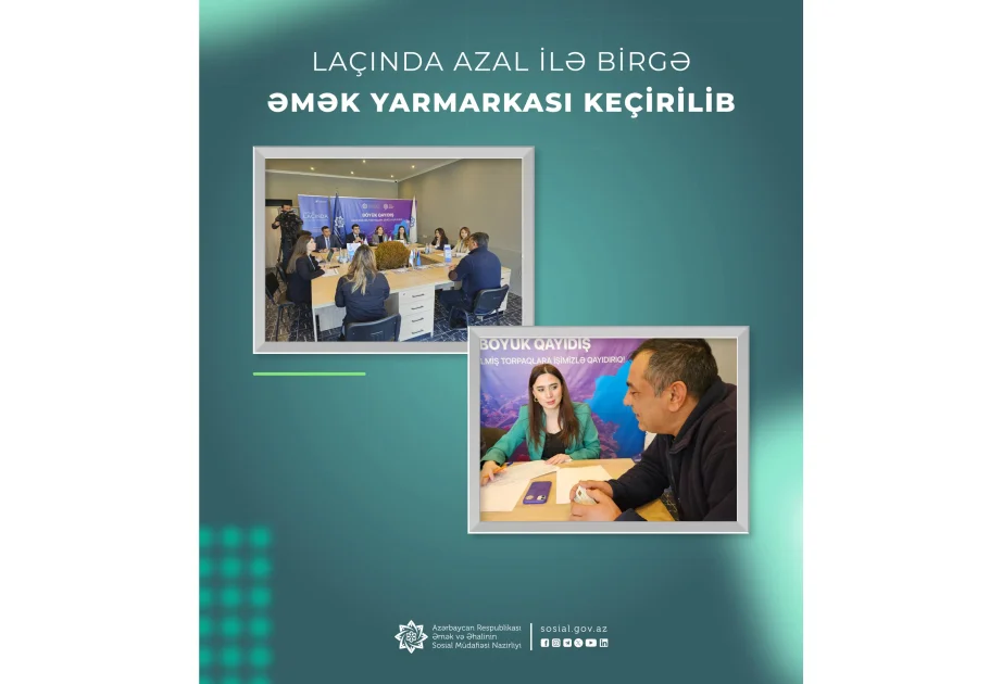 Laçında AZAL ilə birgə əmək yarmarkası keçirilib