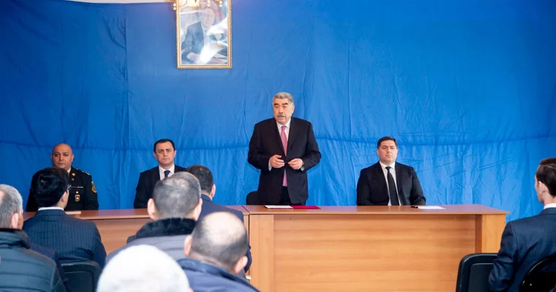 Rüstəm Xəlilov Kür Qaraqaşlıda sakinlərlə görüşdü FOTOLAR
