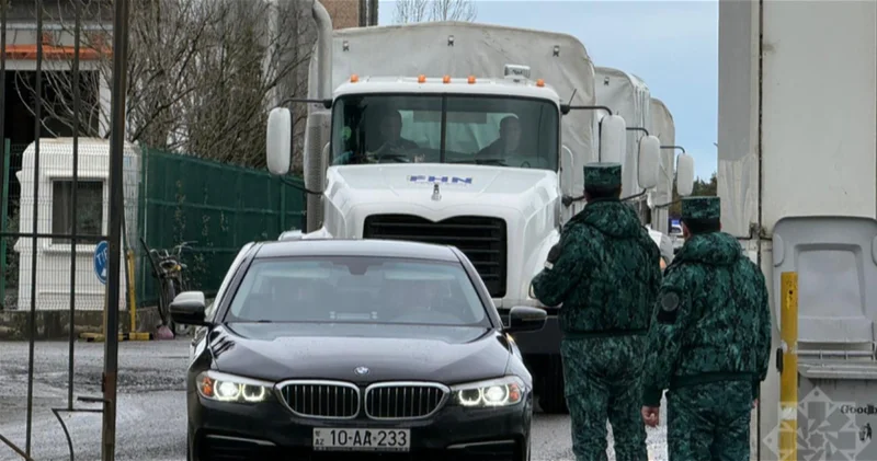 Гуманитарная помощь, отправленная в Иран, достигла пограничного пункта Астара ФОТО ОБНОВЛЕНО