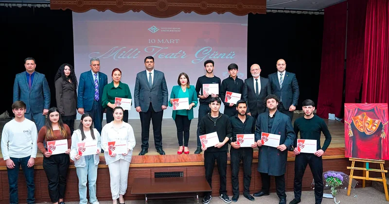 NDU da Azərbaycan Milli Teatr Günü qeyd olundu Fotolar